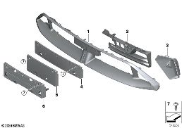 M TRIM DECOR ELEMENTS, FRONT
