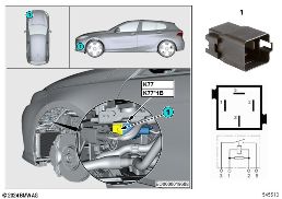 Röle DKG K77 diagram for BMW 2 Series F74 Gran Coupé 228 xDrive