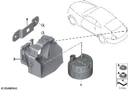 Alarme antivol diagram for BMW Rolls-Royce Cullinan RR31 Cullinan