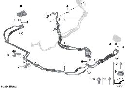 REFRIGERANT LINES, UNDERFLOOR