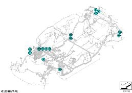 PLUG CONNECTION FROM M93*1B -->R6*1B diagram for BMW 3 Series G20 Sedan LCI 320d