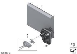 EVAPORATOR / EXPANSION VALVE diagram for BMW 5 Series G68 Sedan i5 eDrive40L