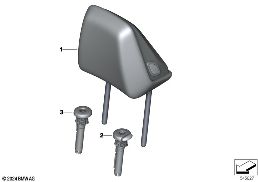 시트,앞,머리받침대 diagram for BMW X3 G45 20