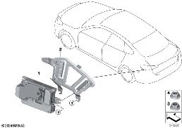 RECEIVER AUDIO MODULE diagram for BMW 2 Series F74 Gran Coupé 216