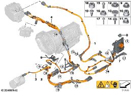 HV CABLE SET FOR CHARGE SOCKET