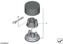 Bandenreparatieset Plus diagram for BMW X2 U10 18d
