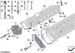 Testata pezzi montabili diagram for BMW Rolls-Royce Phantom RR11 Phantom