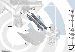 REPAIR KIT CAMBER CONTROL ARM diagram for BMW X3 G01 LCI 20i
