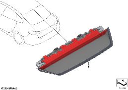 THIRD STOPLAMP diagram for BMW 2 Series F74 Gran Coupé 228 xDrive