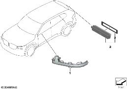 AUXILIARY TURN SIGNAL LAMP/S OUTER