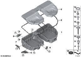 高壓蓄能器殼體 diagram for BMW X3 G01 LCI 30eX