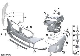 M TRIM, FRONT