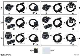 BMW ADVANCED CAR EYE 3.0 / 3.0 PRO diagram for BMW 3 Series G20 Sedan 320i