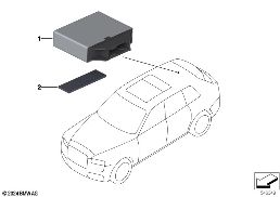 Boîtier électronique (PDC/PMA) diagram for BMW Rolls-Royce Cullinan RR31 Cullinan