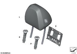 SEAT, FRONT, HEAD RESTRAINT