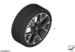 WINTER WHEEL W/TIRE M Y-SPOKE 975M - 18