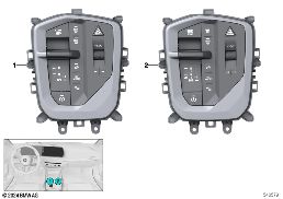 Orta konsol kumanda merkezi diagram for BMW 2 Series F74 Gran Coupé 228 xDrive