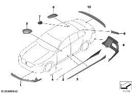 M PERFORMANCE AERODYNAMICS ACC.PARTS