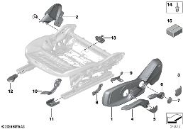SEAT, FRONT, SEAT TRIM, MANUAL
