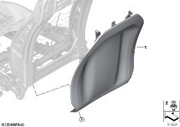 SEAT, FRONT, BACKREST TRIM COVERS