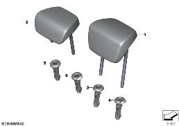 REAR SEAT HEAD RESTRAINT