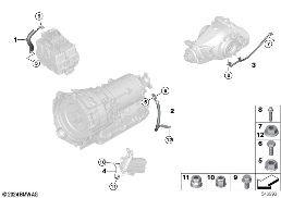 Массовый провод и выравн.потенциалов HVS diagram for BMW 3 Series G21 Tуринг LCI 330e