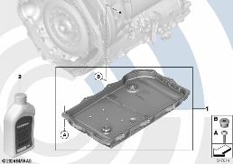 FLUID-CHANGE KIT, AUTOM. TRANSMISSION diagram for BMW 3 Series G21 Touring LCI 320d