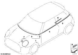 OUTER TRIM COVERS / TRIM GRILL I