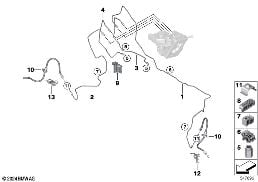 BRAKE PIPE, FRONT diagram for BMW 2 Series F74 Gran Coupé 223 xDrive