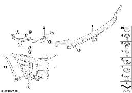 TRIM, DECOR ELEMENTS, REAR diagram for BMW 1 Series E82 118d