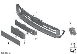 TRIM, DECOR ELEMENTS, FRONT