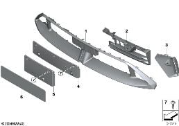M TRIM DECOR ELEMENTS, FRONT