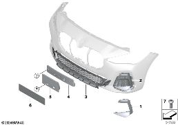M TRIM DECOR ELEMENTS, FRONT