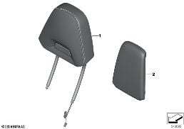 INDIVIDUAL HEAD RESTRAINT, SEAT, FRONT