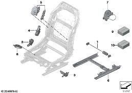 SEAT, FRONT, ELECTRICAL AND MOTORS