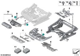 SEAT, FRONT, SEAT FRAME, ELECTRIC