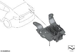 Soporte módulo función portón trasero diagram for BMW X2 U10 18d
