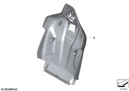 Guarnições encosto Individ.painel dorsal diagram for BMW 5 Series G61 Touring 520dX