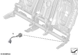 Sedile post., impianto elettrico e prop. diagram for BMW X1L U12 X1 20Li