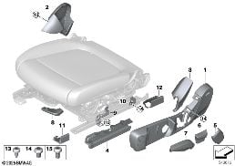 SEAT, FRONT, SEAT TRIM, MANUAL