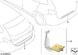 LOAD EDGE PROTECTOR diagram for BMW 3 Series G20 Sedan 320i
