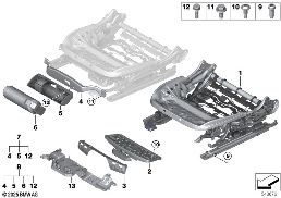 SEAT, FRONT, SEAT FRAME, MANUAL