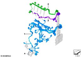 エンジン ワイア ハーネス diagram for BMW X2 U10 20dX
