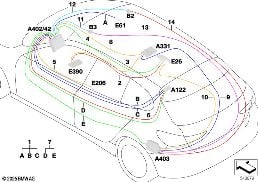 WIRING HARNESS REPAIR CABLE ANTENNA/COAX diagram for BMW 1 Series F40 M135iX