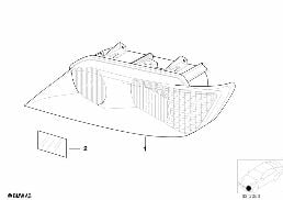 Světlomet diagram for BMW Z3 E36 2.8