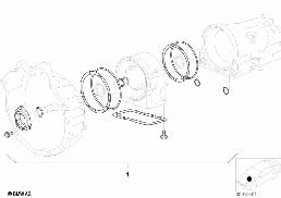 A4S 270R/310R REP. KIT CONV. HOUSING diagram for BMW 3 Series E46 318i