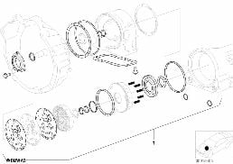 A4S 270R/310R REP. KIT INTER. PLATE diagram for BMW 3 Series E46 318i