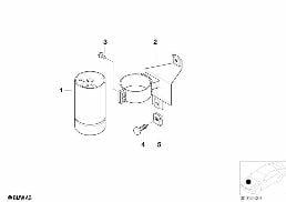 DRYING CONTAINER diagram for BMW 3 Series E46 318i