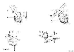 VACUUM CONTROL-AGR diagram for BMW 7 Series E23 728i