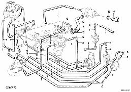 ชุดควบคุมสุญญากาศสำหรับ AGR diagram for BMW 7 Series E23 733i